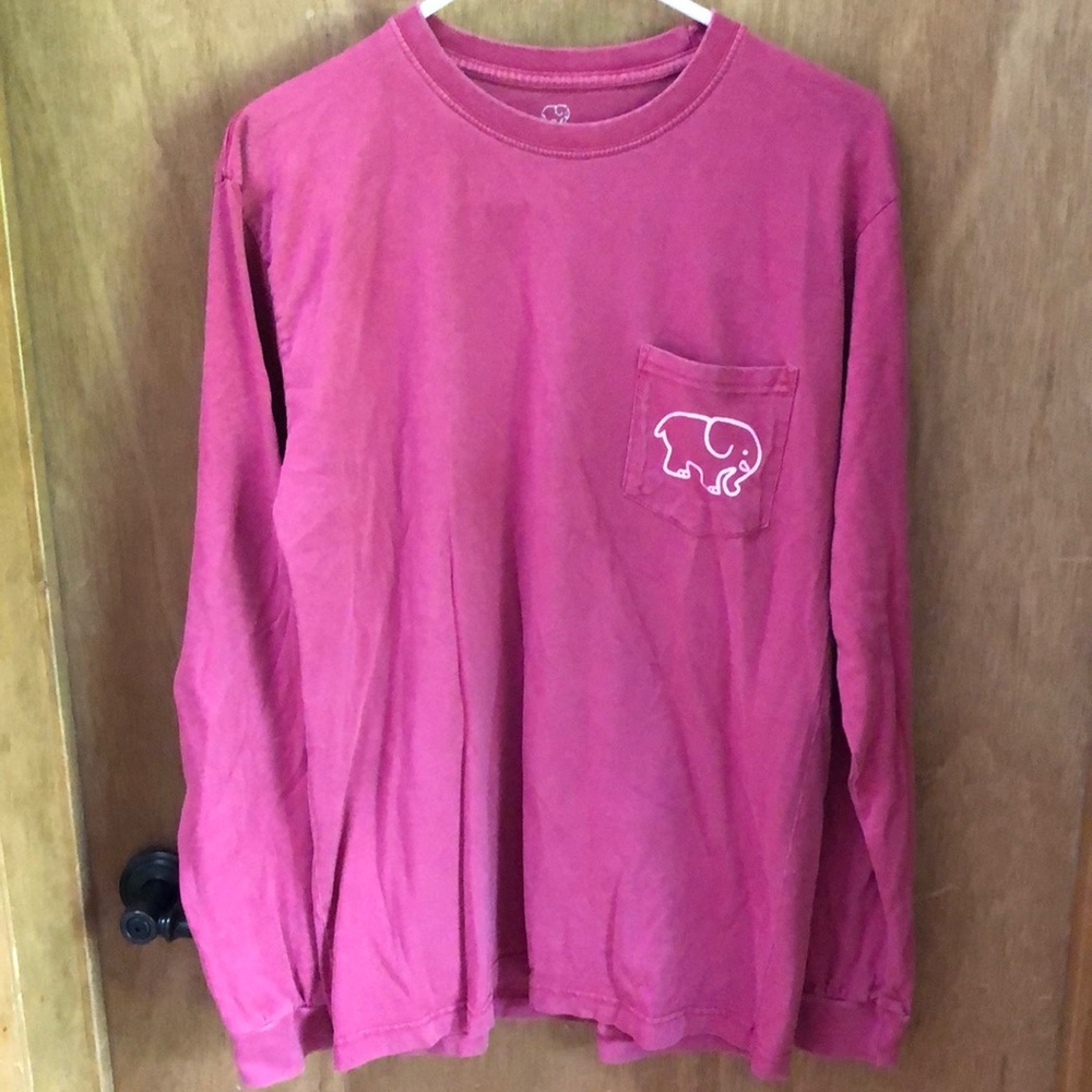 Ivory Ella heart print long sleeve top